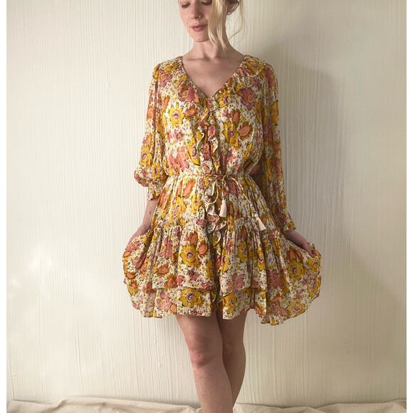 CLEOBELLA Audrey Floral Mini Dress in Lucia Print US SMALL NWT - Picture 5 of 13